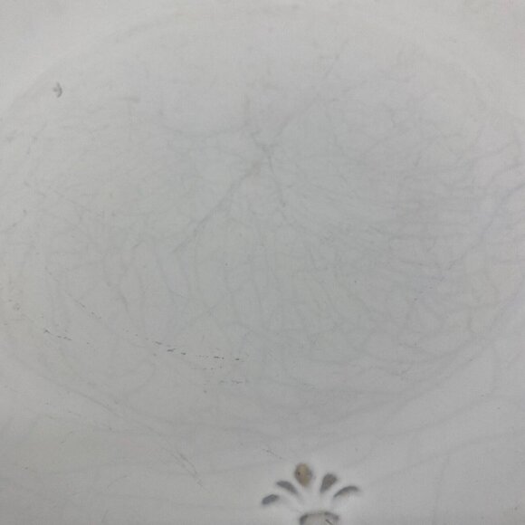 Better Homes & Gardens COUNTRY CREST CREAM  Fleur De Lys Dinner Plates Set 2 - Picture 11 of 14